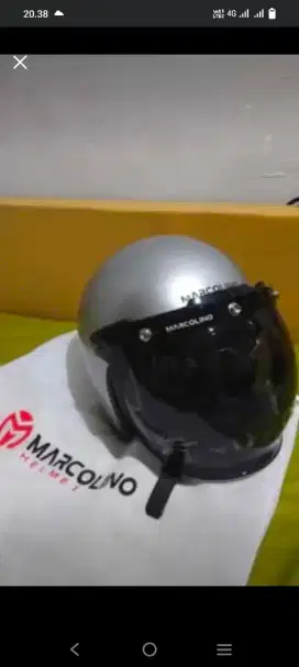 Helm Marcolino silver sz S