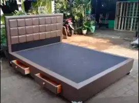 Set Dipan dan kasur kapuk randu ukuran 200