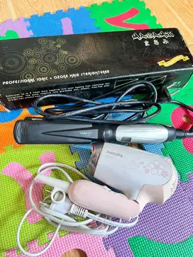 Preloved Hair dryer philips plus catokan ion