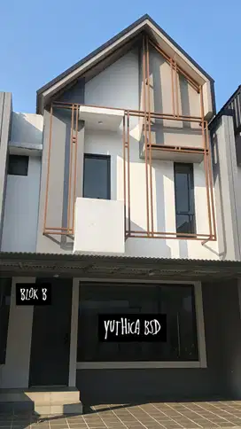 Disewakan rumah baru di Cluster Yuticha Bsd