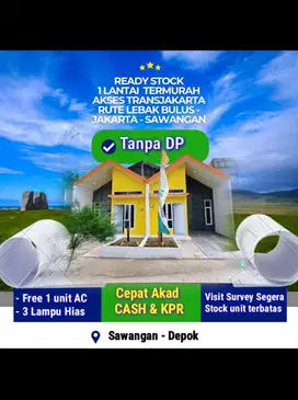 Ready dan indent cash dan KPR cicilan 2 juta an