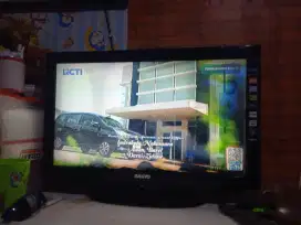 Jual cepat TV LCD merk sanyo 24+stb