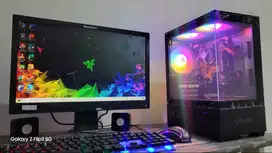 PC Gaming Full Set Monitor Intel Core i5 3470 SSD VGA 2GB DDR5 GTA V