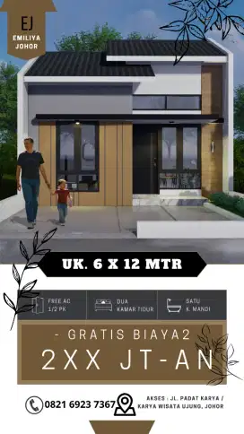 PROMO RUMAH 275 JT GRATIS BIAYA2