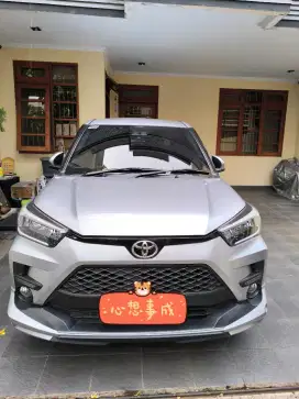 Jual tangan pertama Raize TSS AT silver kondisi baik jrg pakai low km