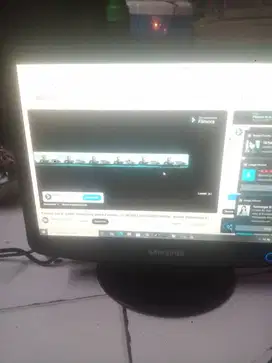 Monitor 16 inc wide LED/LCD Untuk pc/Komputer/CctV second mulus