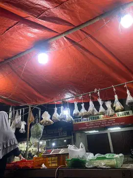 jaga lapak sayur bongkar psang