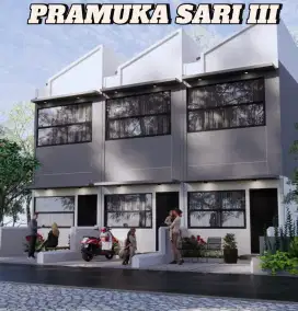 Di jual rumah 2 lantai dekat dengan Pasar Pramuka  jakarta Timur