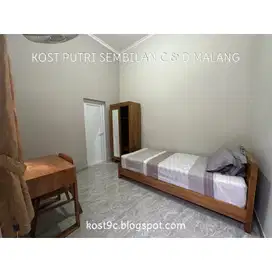 Kost Kos Putri Malang dekat UB, UMM 2, UM, UIN, ITN