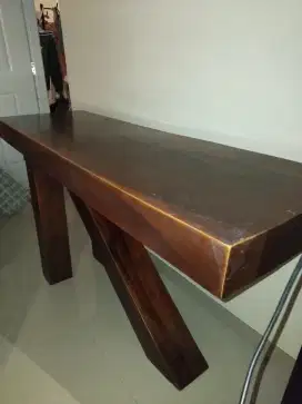 MEJA CONSUL KAYU JATI ASLI