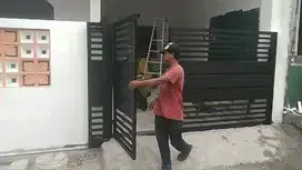 pagar rumah bahan hoilo dan plat murah dan terjangkau