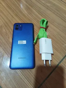 jual hp Samsung A03 RAM 4/128 hp casan aja