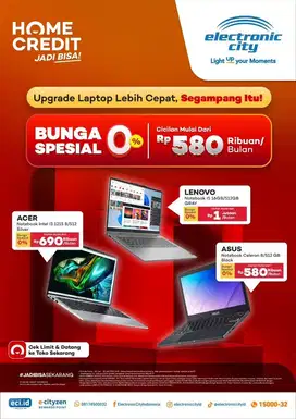 CICILAN LAPTOP CUKUP KTP SAJA, FREE 1-2x ANGSURNA