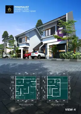 Dijual rumah 2 lantai dan 1 lantai dipondok rajeg cibinong