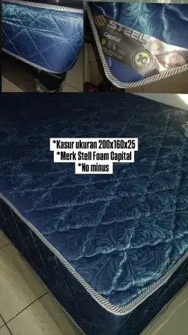 Kasur merk steel foam capital bekas