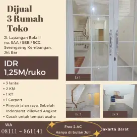 Dijual Rumah Toko baru