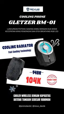Rexus cooler hp GLETZER BM-01