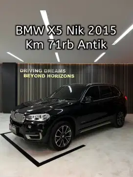 BMW X5 Bensin Xdrive3.5i AT 2016 Hitam B2361SMA Km71rb Nik 2015