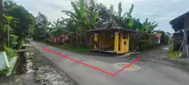 Tanah pekarangan murah mangku jalan di berbah sleman.