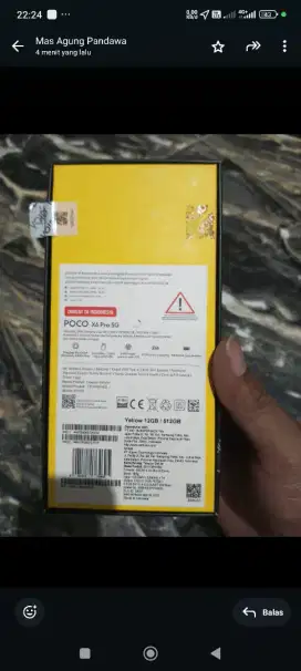 Dijual Poco x6 pro 5g