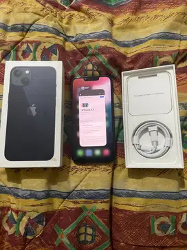 iphone 13 128gb ibox midnight garansi on