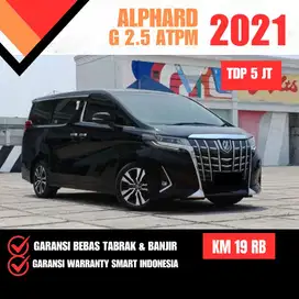 [TDP 5 JUTA] TOYOTA ALPHARD G 2.5 ATPM 2022