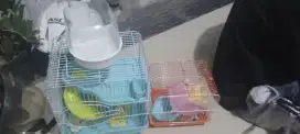 Kandang hamster 2pcs bagus