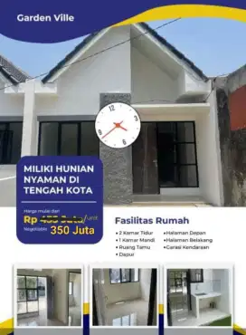 Dijual BU/MURAH Rumah 1 Lantai Gardenville Jababeka. Baru & Siap Huni