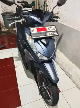 HONDA BEAT DELUXE CBS ISS 2023 BIRU MATTE