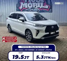 Unit : All New Veloz Q 1.5 TSS AT Pmk 2023