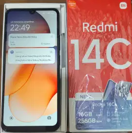 Redmi 14C Black Ram 16/256GB Fullset No Minus