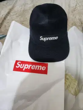 Jual cepat aja Topi supreme five panel corduroy original