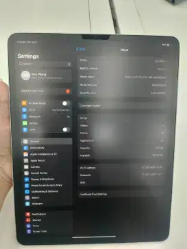 iPad Pro 12.9 128gb M2 gen 6 resmi iBox mulus istimewa batang nominus