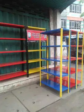 Rak besi rak buku rak sepatu rak barang