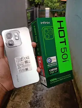 HP Infinix Hot 50i ram 6+6 128 GB.