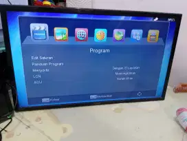 Tv analog Sharp Aquos 32inch + bracket