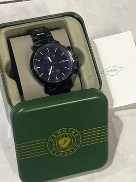 Fossil watch black stainless steel watch - BQ 2845 ori