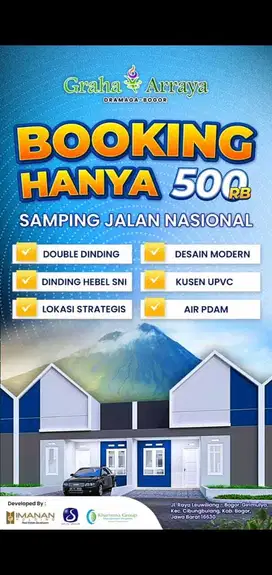 Rumah Subsidi jalan Provinsi cukup 500 rb aja