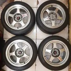 Velg Racing Spoon R15 Polish Plus Ban