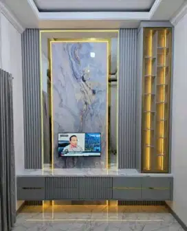 Backdrop tv minimalis