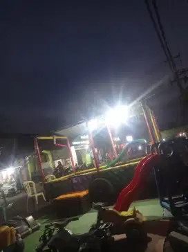 Odong odong kereta bawah lantai + Mandi Bola