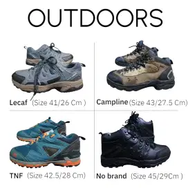 Sepatu gunung seken