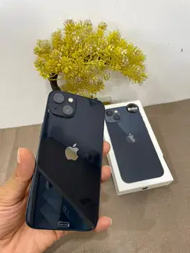 hp iphone 13 128gb pemakaian 1 bulan, garansi resmi ibox aktif✅