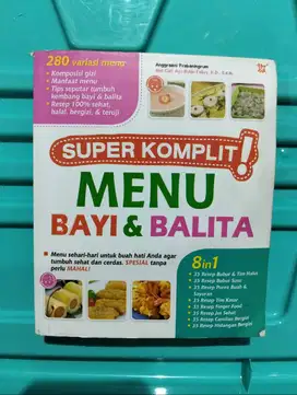 Super Komplit Menu Bayi & Balita – Redaksi Wahyu Media
