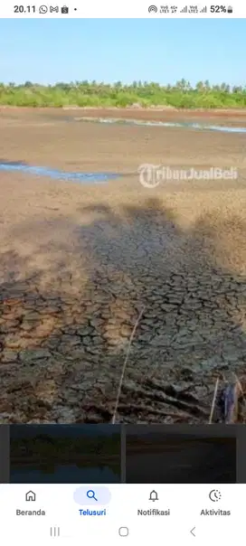 Tanah tambak luas ,bisa buat pabrik,Gresik dekat pabrik2,pergudangan