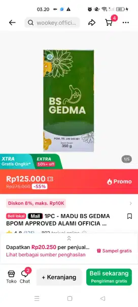 Bs Gesma obat lambung 350gr