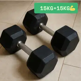 Dumbell barbel 30Kg (15KG + 15KG)