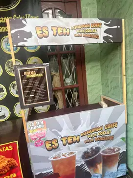 Meja untuk minuman display