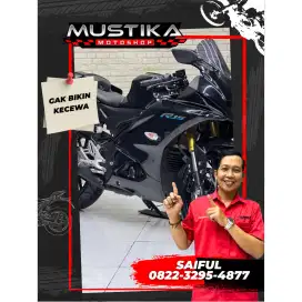 Obral Dp500rb Murah!!Yamaha R15 V4 2022 Blacl N Asli Mulus-Mustika