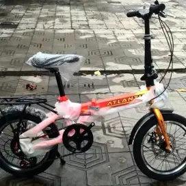 Sepeda lipat anak 7 speed MERK ATLANTIS UK 16